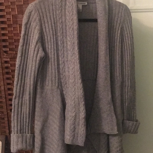 Grey Autumn Cashmere cardigan - Picture 4 of 6